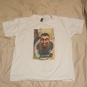 White Graphic Men's T-Shirt